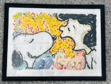 Tom Everhart "Drama Queen" Snoopy and Lucy