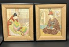 1948/50 Korean Wedding Couple Paul Jacoulet