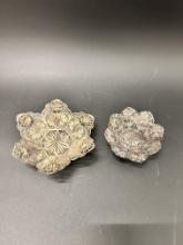 (2) Antique 800 Silver Filagree Baskets