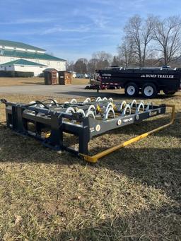 QA tubeline TLG 10R 10 bale accumulator like new