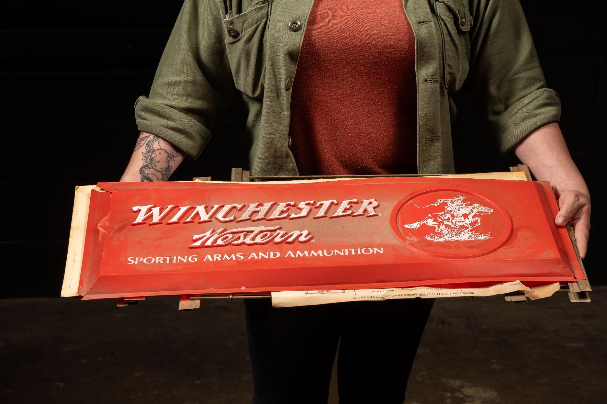 NOS Vintage Winchester Advertisement Display