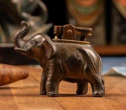 Small Vintage Japanese Elephant Lighter