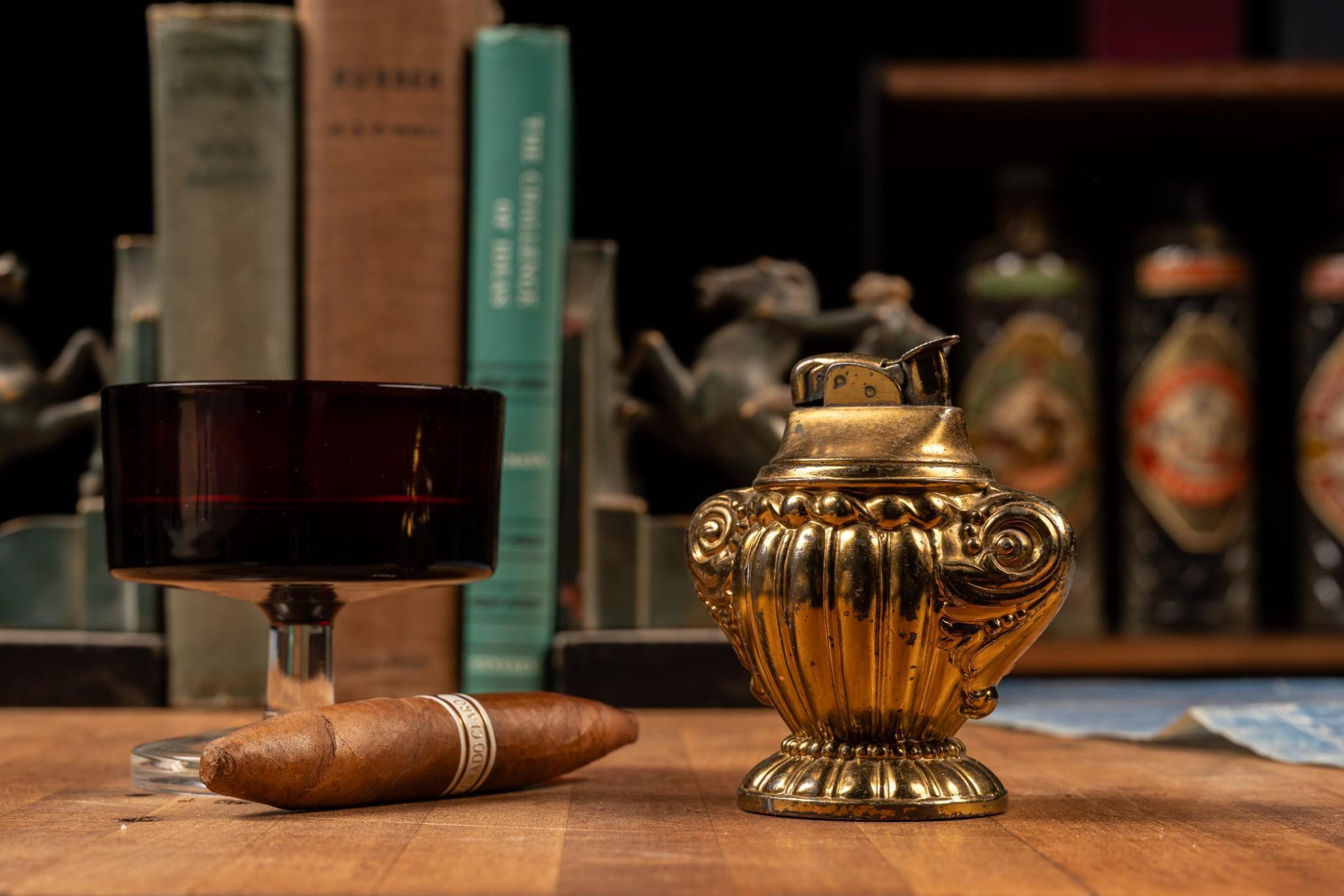 Vintage Brass Table Lighter