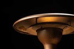 Vintage Saucer Lamp by MG Wheeler