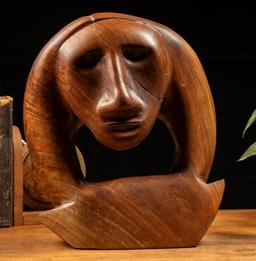 Ripples, Wooden Carved Sculpture, c. 2009