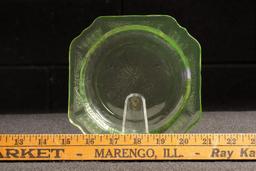 Uranium Glass Square Sandwich Plate