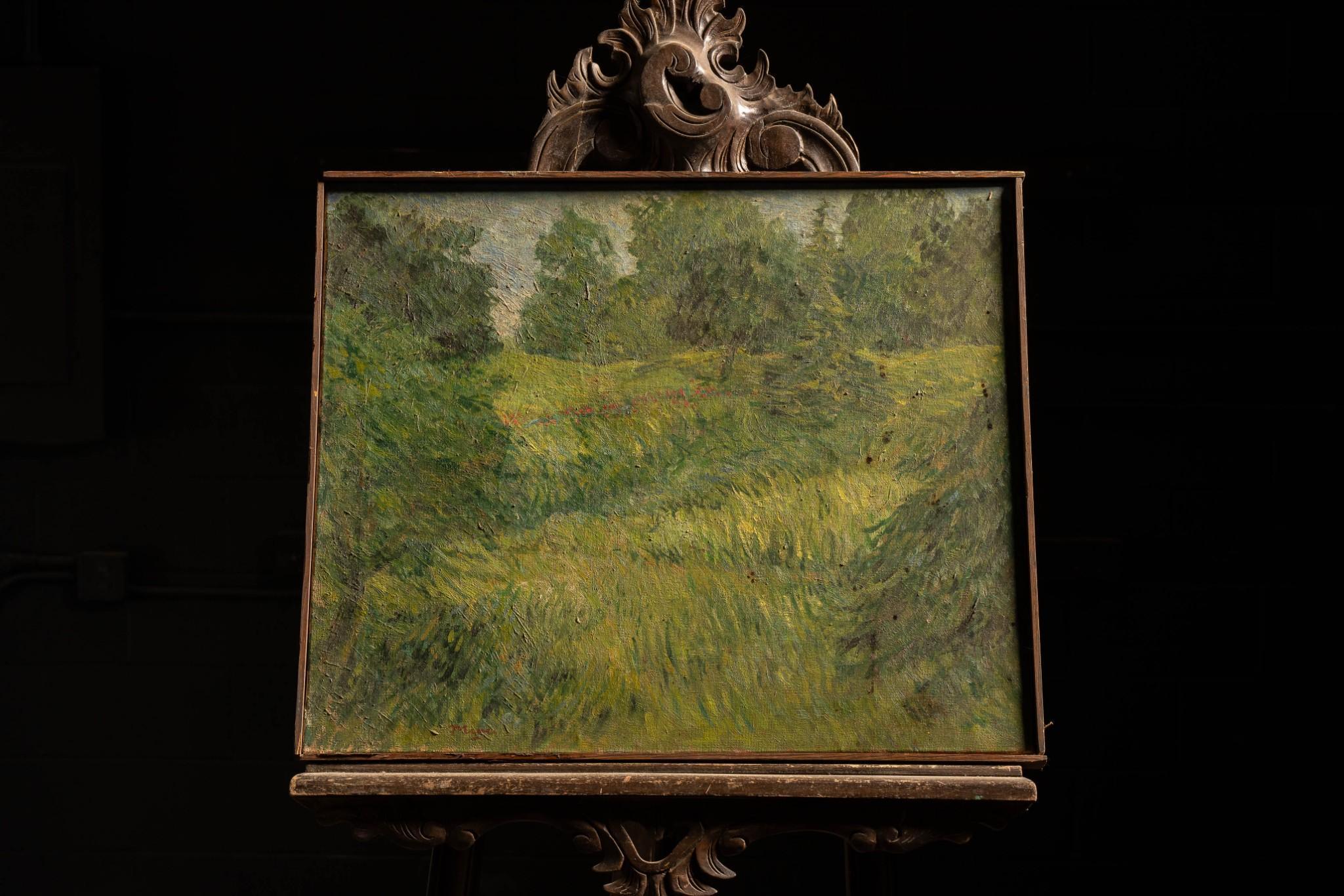 Lower Field by Mimi Silvio, Oil on Canvas, 1962