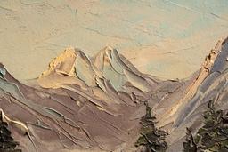 The Alps by Helio Wernegreen, Oil On Canvas