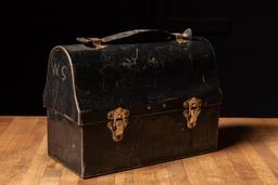 Antique Metal Lunchbox with Thermos