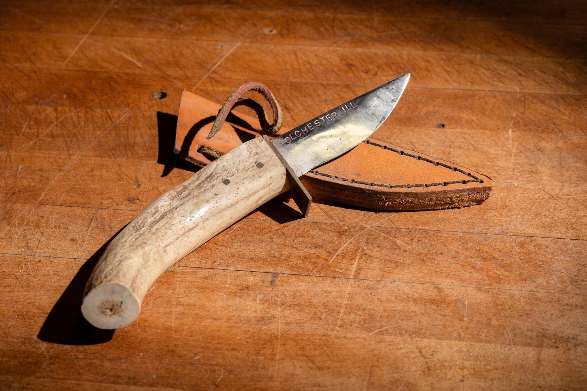 Vintage Joseph Green Pistolero Knife with Tusk Handle