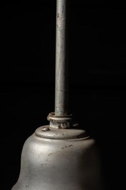 Antique Art Deco Pendant Lamp with Small Milk Glass Globe