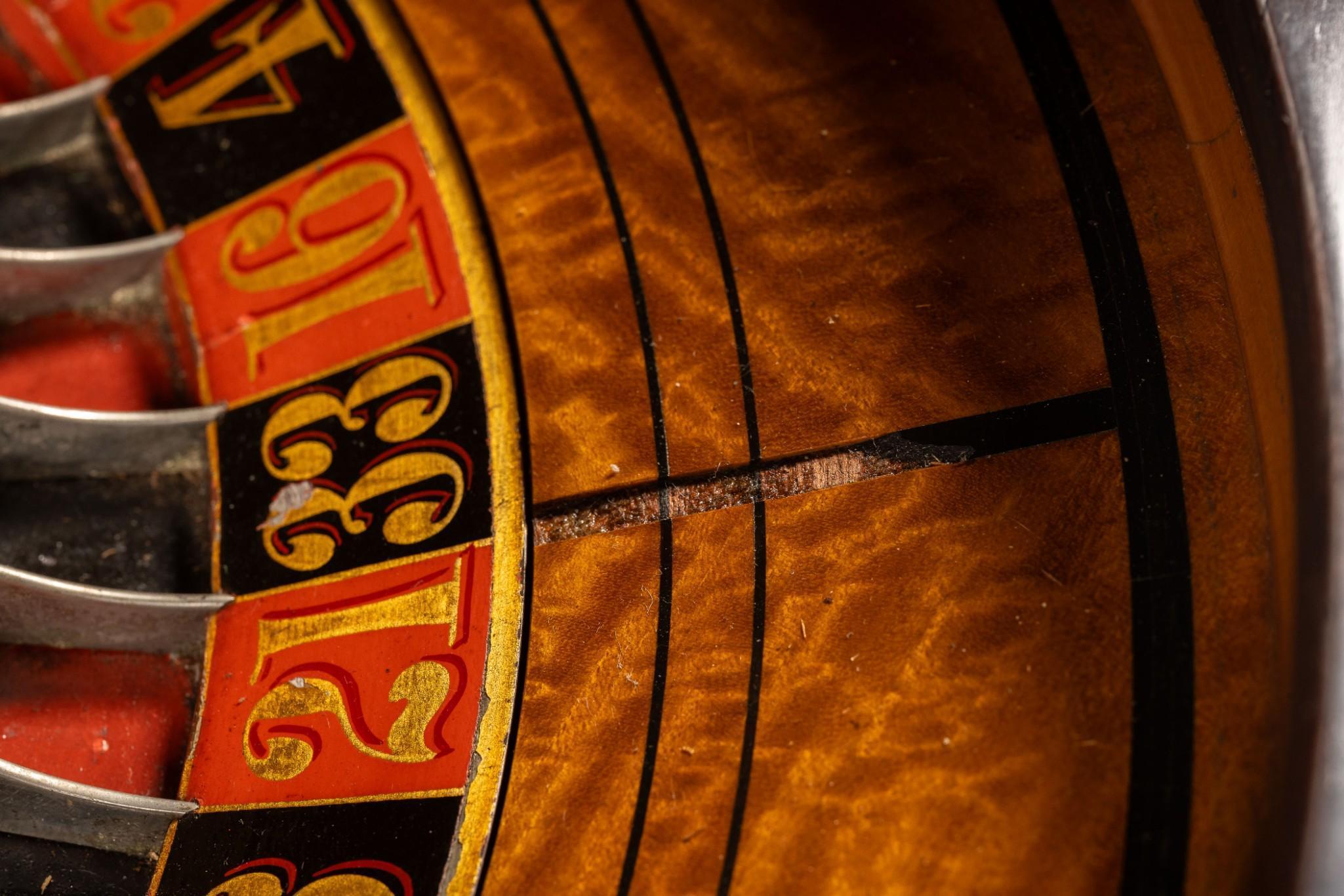 Antique Traveling Roulette Wheel