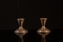 Sterling Silver Candlestick Pair 1