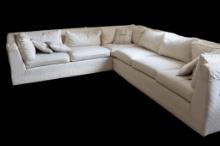 MCM Sectional Sofa and Chair Set (3 Pieces)