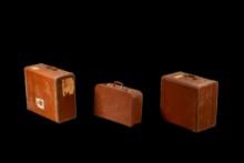 Set of Three Suitcases by Baltimore Luggage Co.