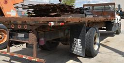 1990 GMC Topkick 8' x 20' Flat Bed Single Axle Dually Wheeled Stake Truck