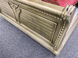 French provisional bed set (headboard, footboard, rails)
