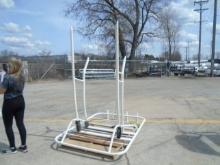 Boat tower frame white set of (3)