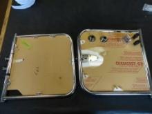 Cruiser Yachts stainless steel corian pair (2) doors, part number V2148400