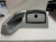 Tracker boat dash console with glove box
