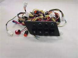 Rocker / breaker switch plastic panel, part number AD-050-544