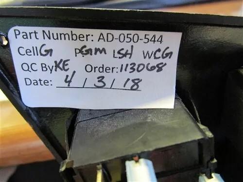 Rocker / breaker switch plastic panel, part number AD-050-544