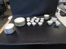Antique Royal Chester fine china dish set