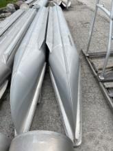 Pontoon log 22' 2" long pair (2) marine boat