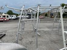 Boat marine silver tower 82 1/2" tall