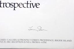 Larry Silver Signed Poster- A Retrospective 1984