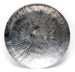 Italian Set Of 4 Metallic Sunburst 18 inch round platters