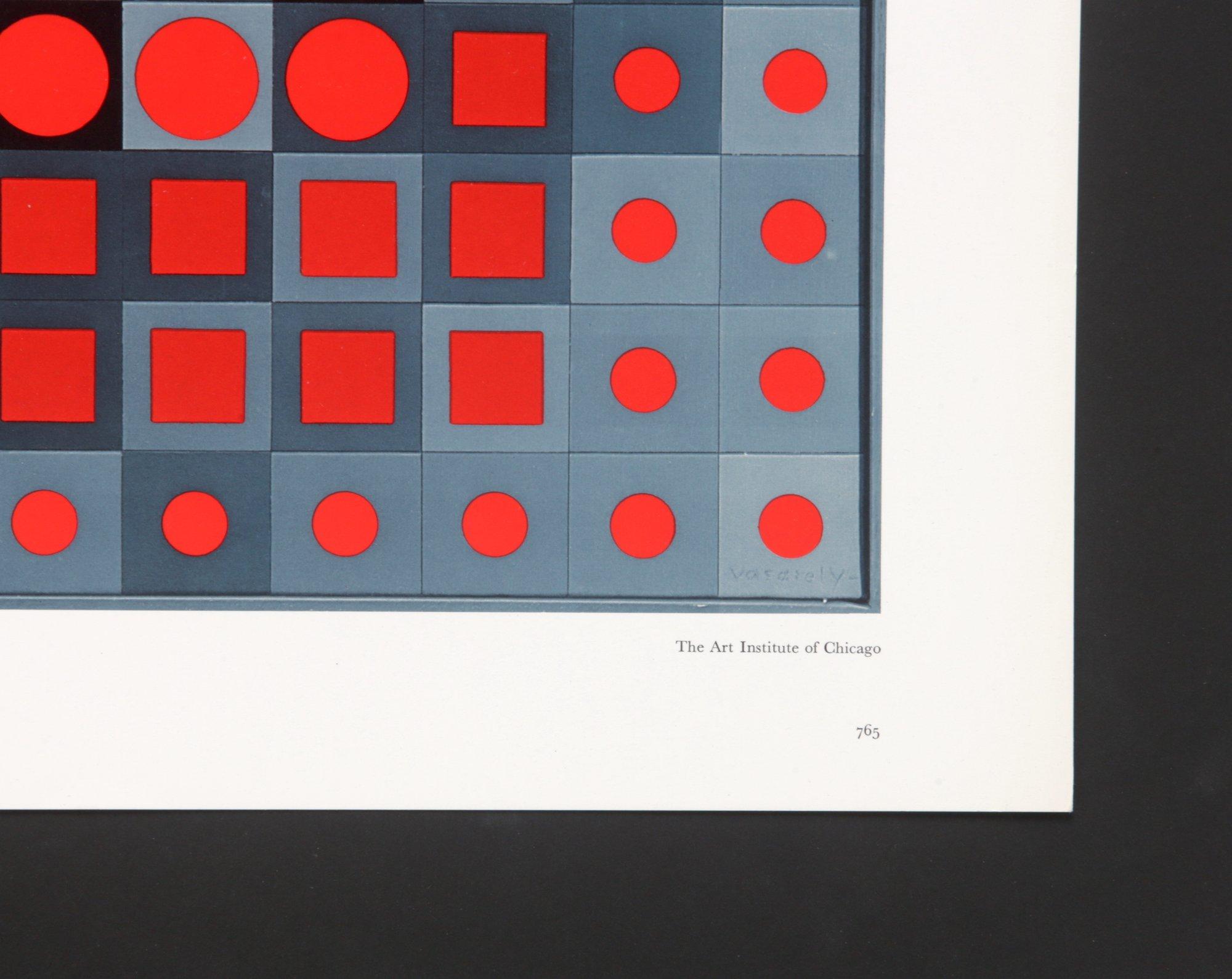 Victor De Vasarely/ Harmas / Reproduction Print