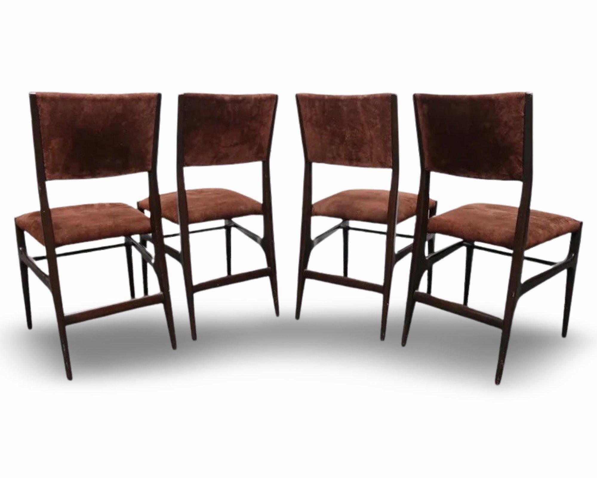 Gio Ponti Model 116 Dining Chairs Set Of 4