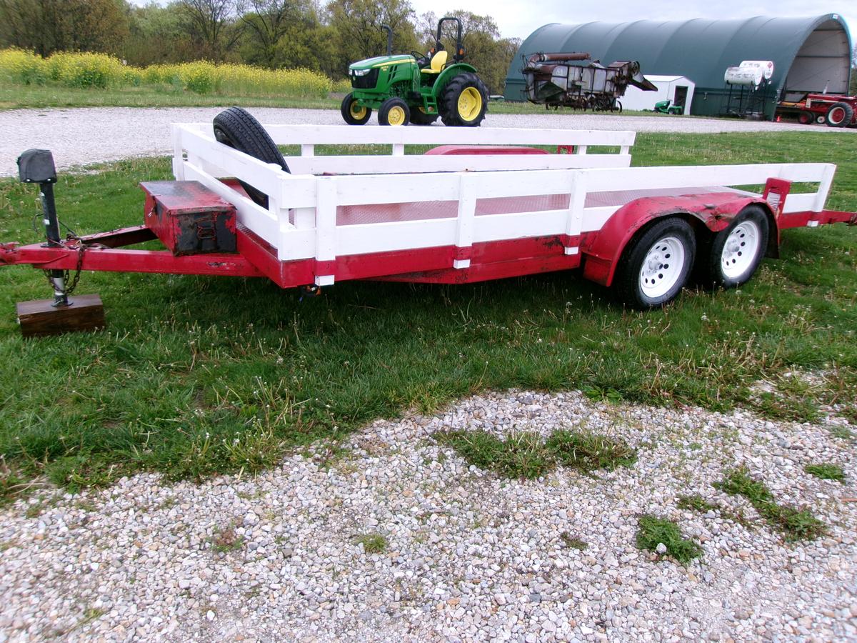 Ja-mar 18' car trailer w ramps