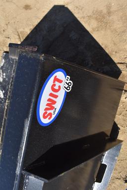 Swict 66" skid steer bucket attachment