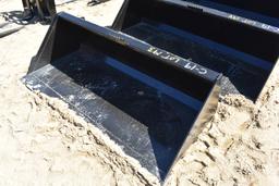 Swict 66" skid steer bucket attachment