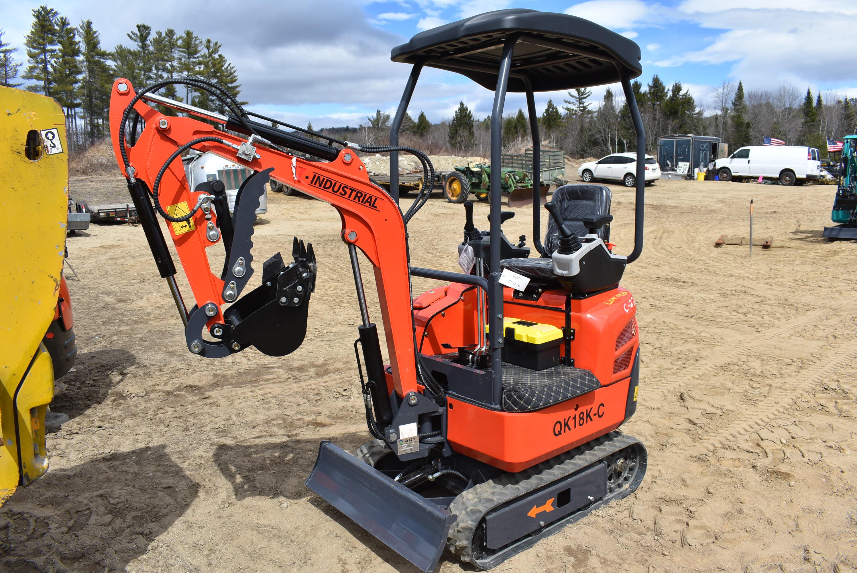 2024 AGT mini excavator, mod. QK18K-C