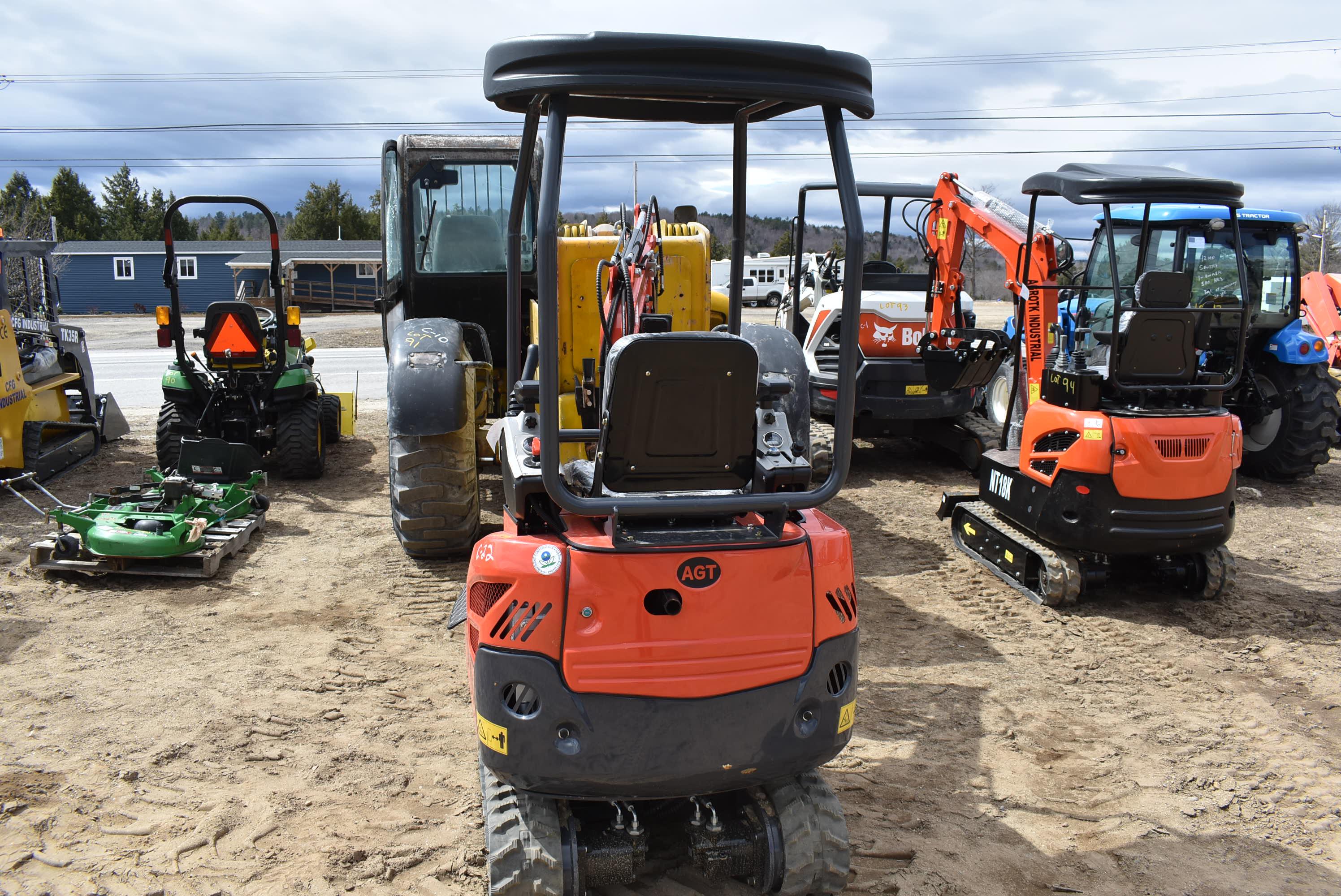 2024 AGT mini excavator, mod. QK18K-C