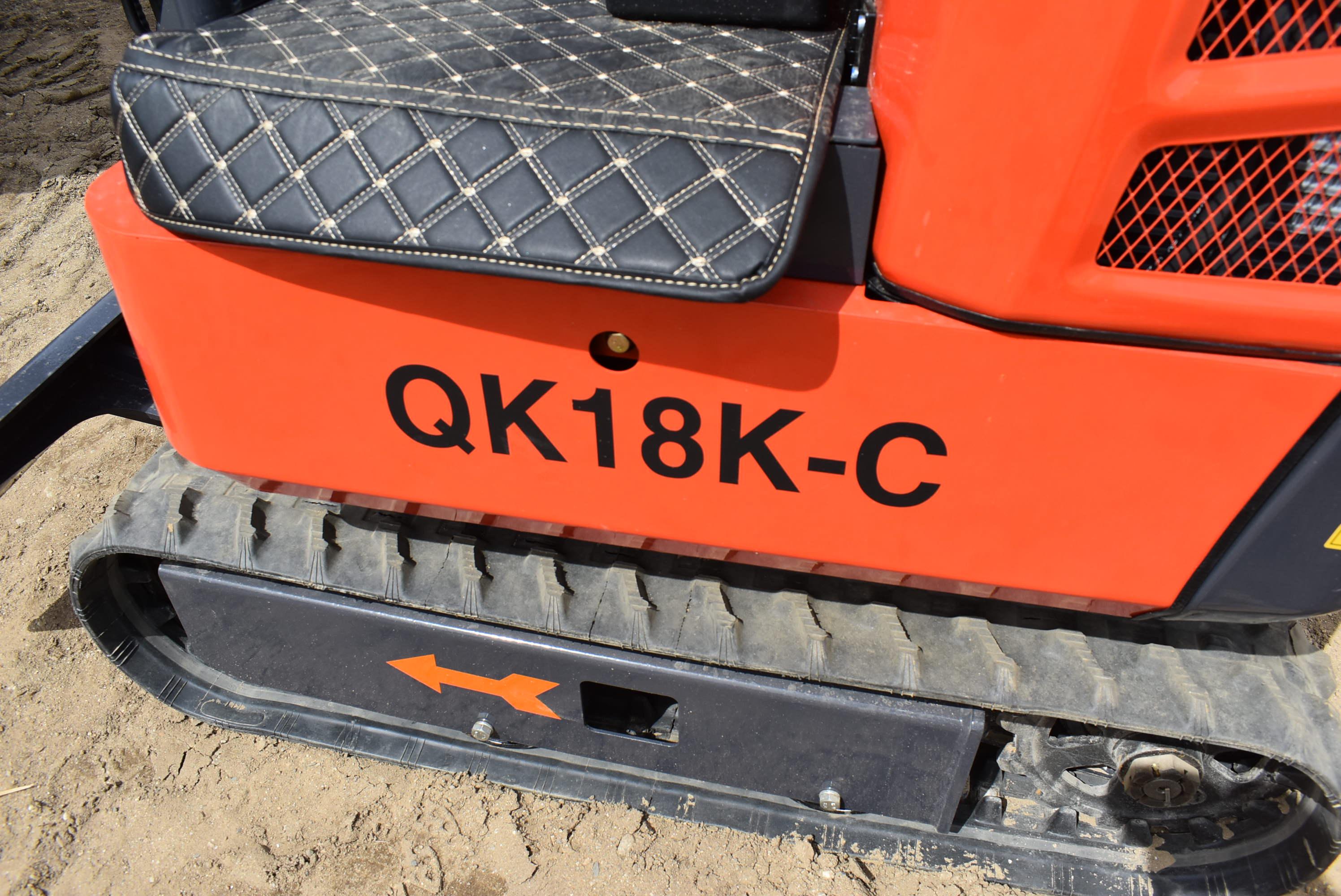 2024 AGT mini excavator, mod. QK18K-C