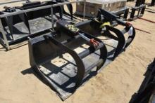 New 72" flat bottom grapple attachment