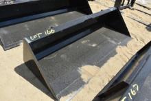 New 78" Swict skid steer bucket attachment