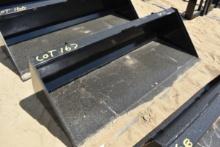 New 72" Swict skid steer bucket attachment