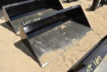 New 66" Swict skid steer bucket attachment