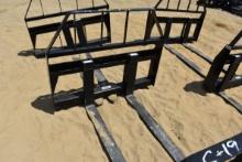 New 48" Kivel 3500lb pallet fork attachment