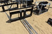 New 48" Kivel 3500lb pallet fork attachment