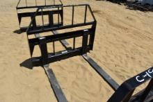 New 48" Kivel 3500lb pallet fork attachment