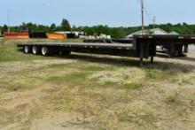 2003 53' Fontaine triple axle step deck trailer