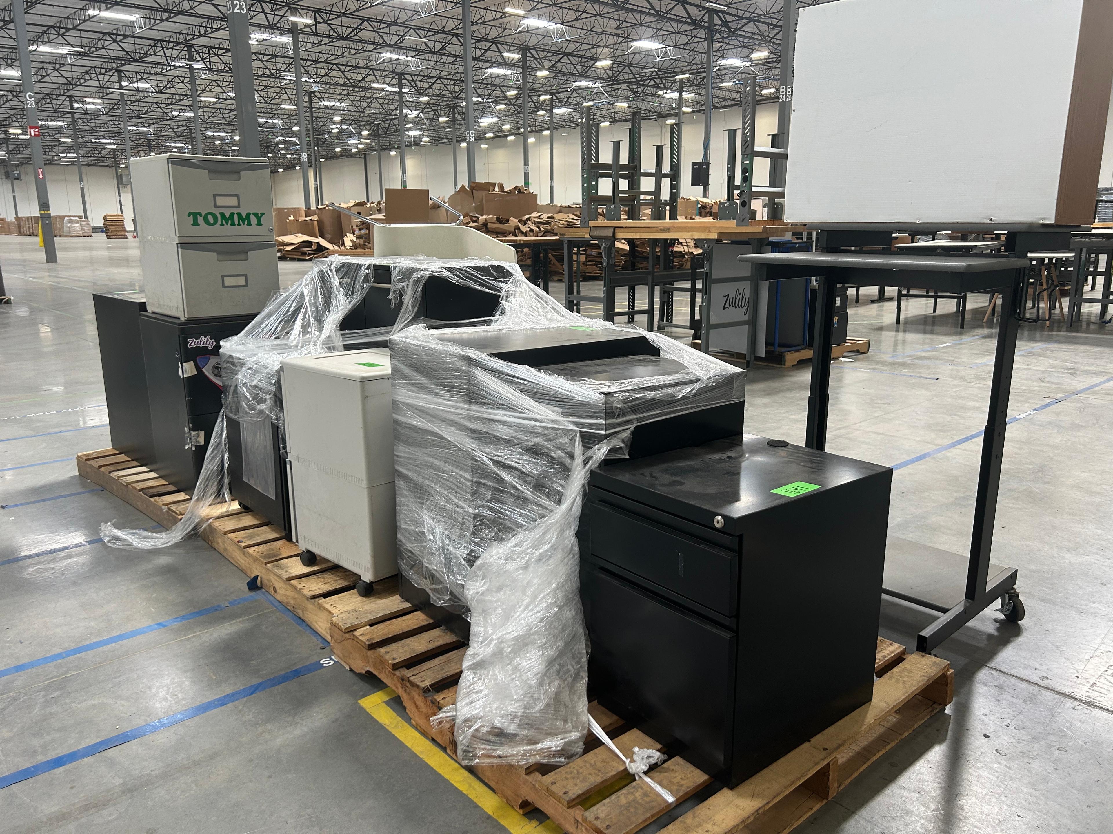 Breakroom Table And Filing Cabinets