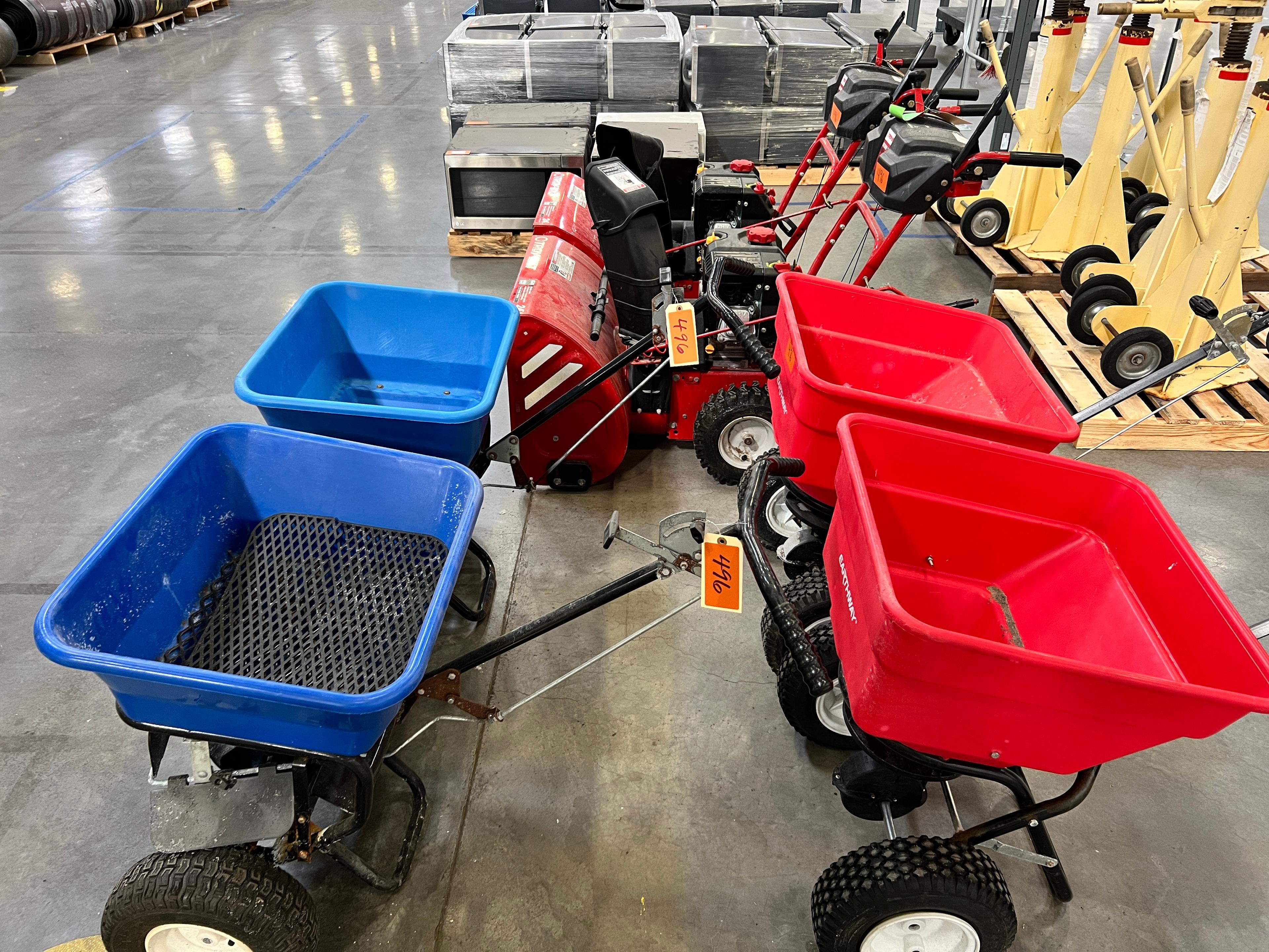 Troy-built Snow Blowers And Salt Spreader Package