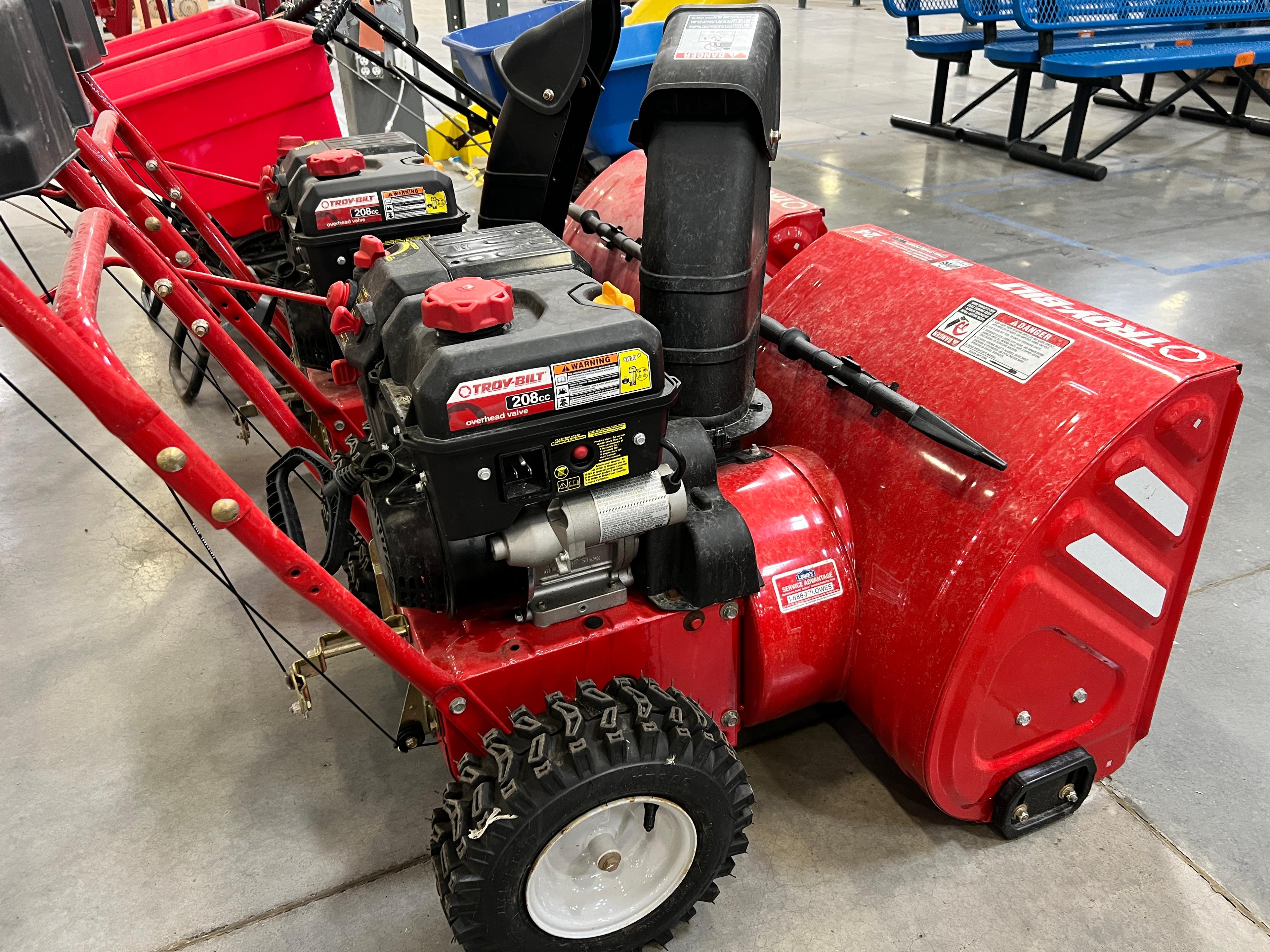 Troy-built Snow Blowers And Salt Spreader Package